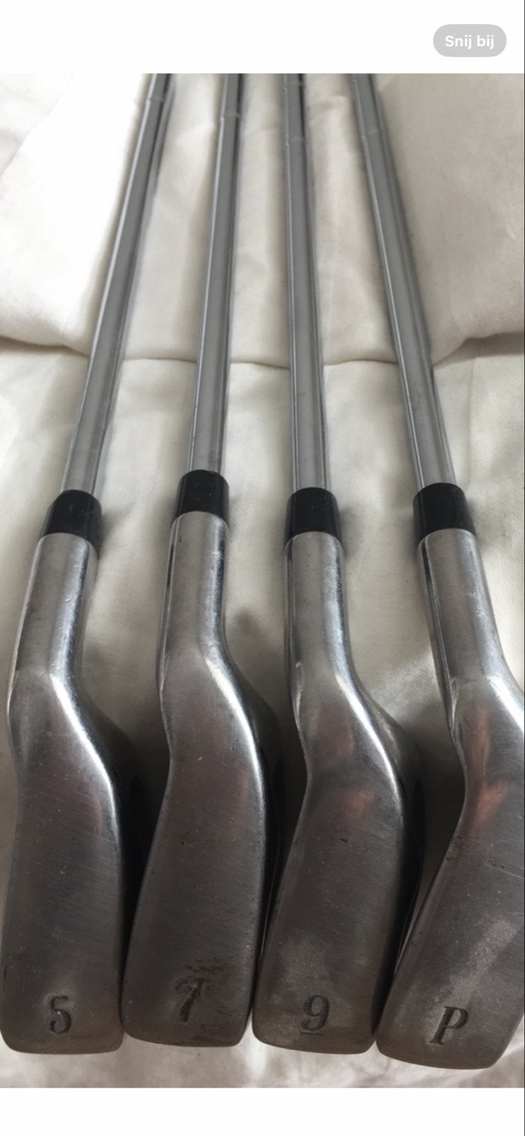 Set van 4 golfclubs (5, 7, 9), Ophalen of Verzenden, Gebruikt, Set, Overige merken