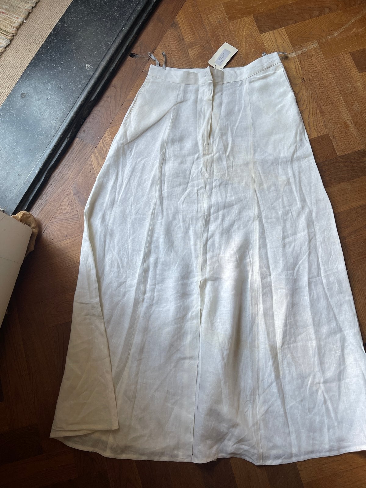 Nieuwe La Kerko linnen rok, maat 38 lang ., Maat 38/40 (M), Wit, Nieuw, Ophalen of Verzenden