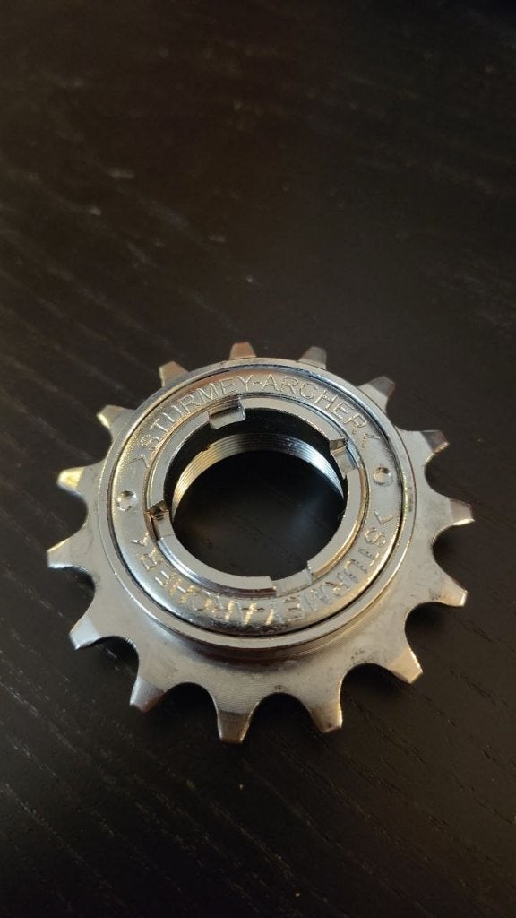 Sturmey Archer BMX freewheel (1/8'' 15T), BMX, Overige typen, Ophalen of Verzenden, Sturmey Archer
