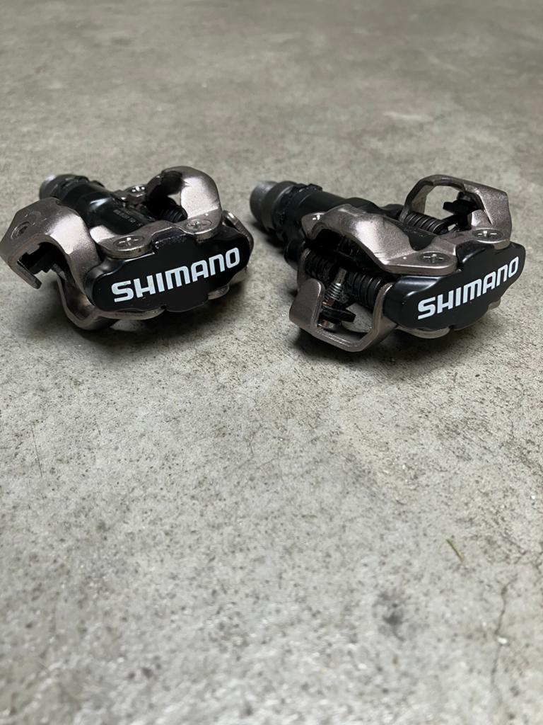 Shimano PD-M520 SPD pedalen, Ophalen of Verzenden, Zo goed als nieuw