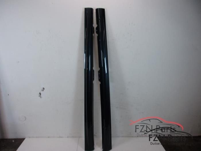 VW Golf 6 R20 Sideskirts R-Line Set L+R Dark Iron Blue LD5G, Auto-onderdelen, Ophalen of Verzenden, Gebruikt