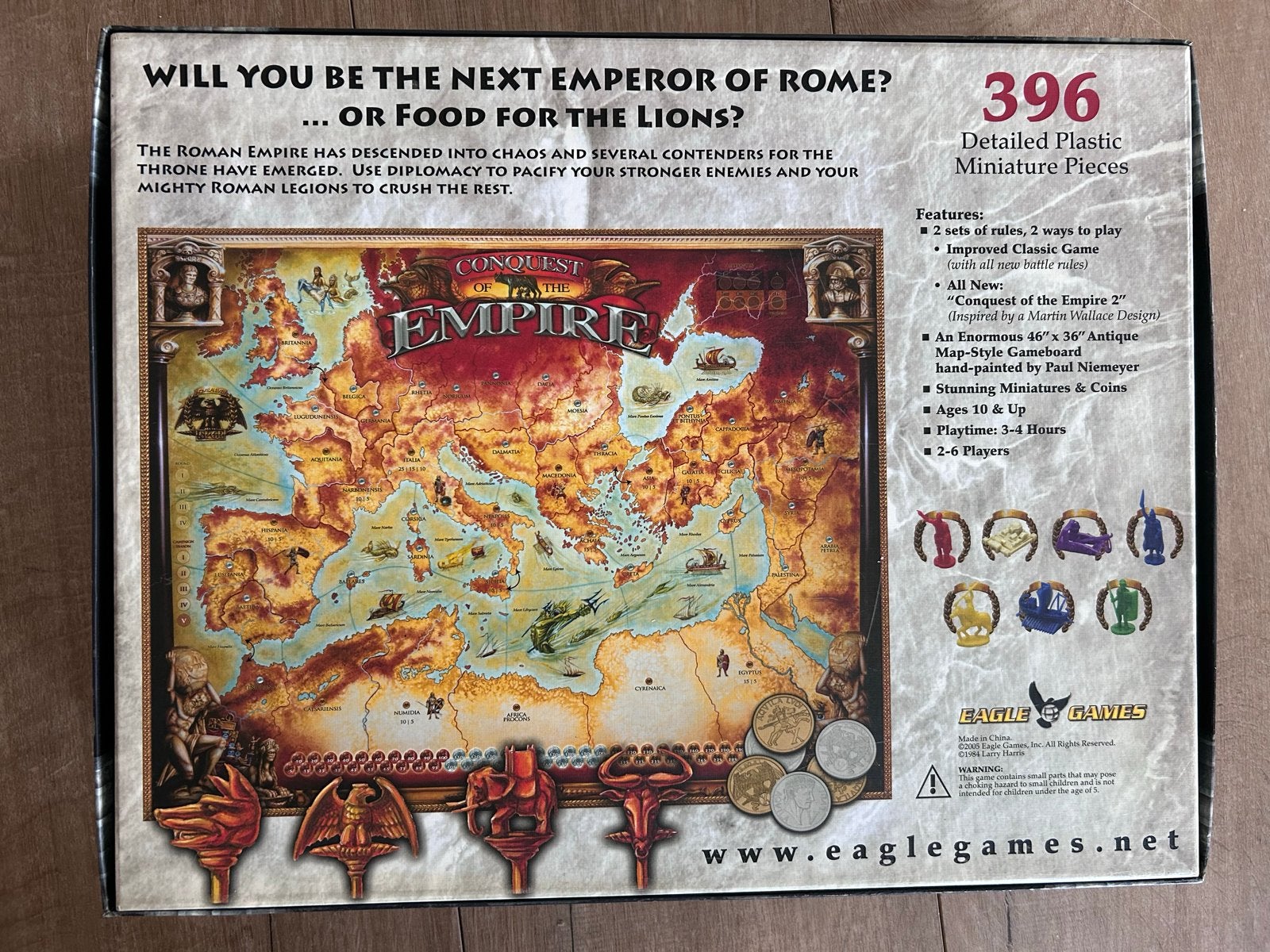 Conquest of the Empire: De Keizer onder de Spellen, Drie of vier spelers, Ophalen of Verzenden, Zo goed als nieuw