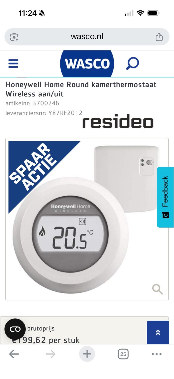 Honeywell draadloos, Ophalen of Verzenden, Nieuw