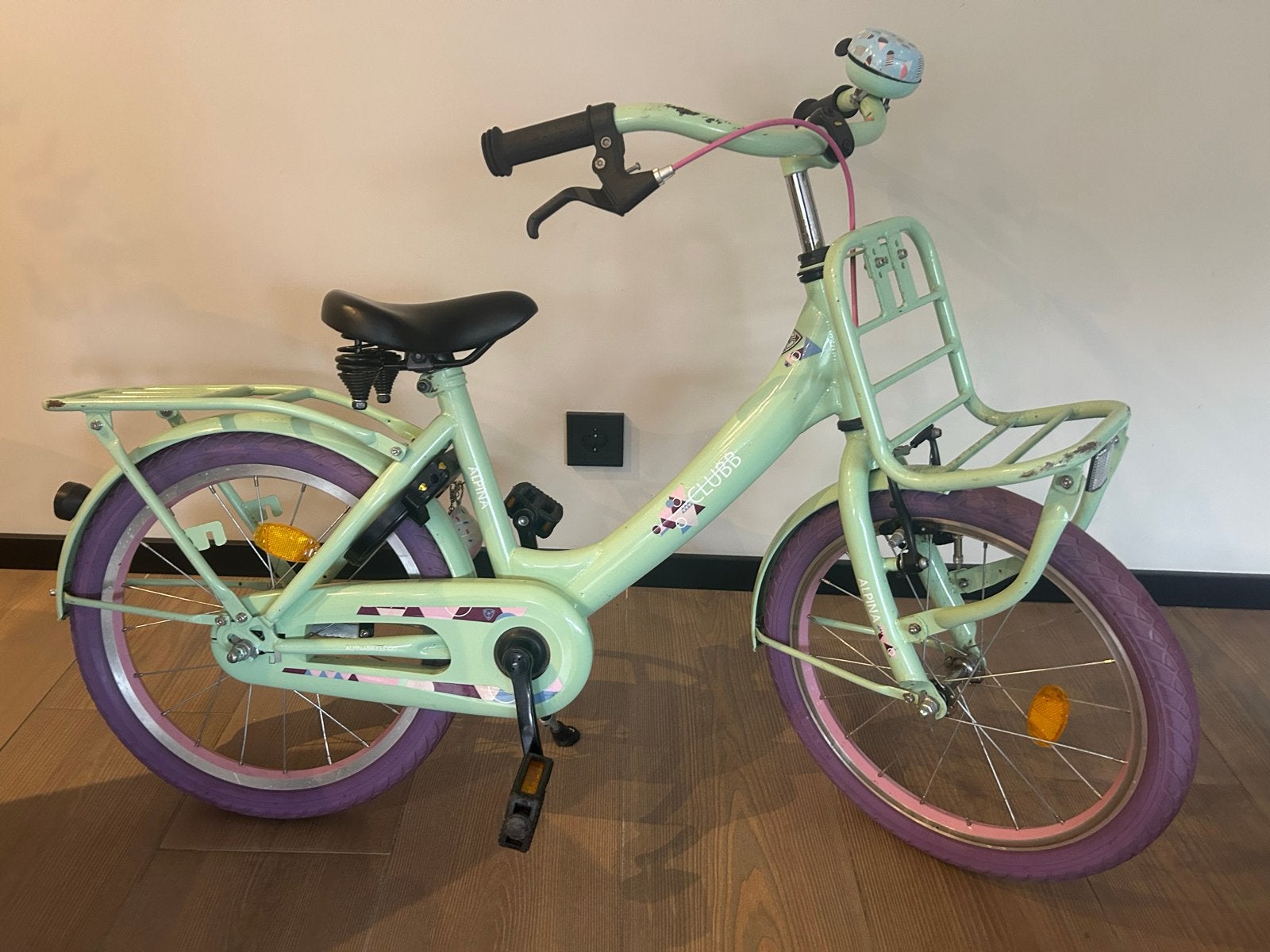 Alpina kinderfiets 18 inch, Ophalen of Verzenden, Zo goed als nieuw, Velgrem, 16 tot 20 inch