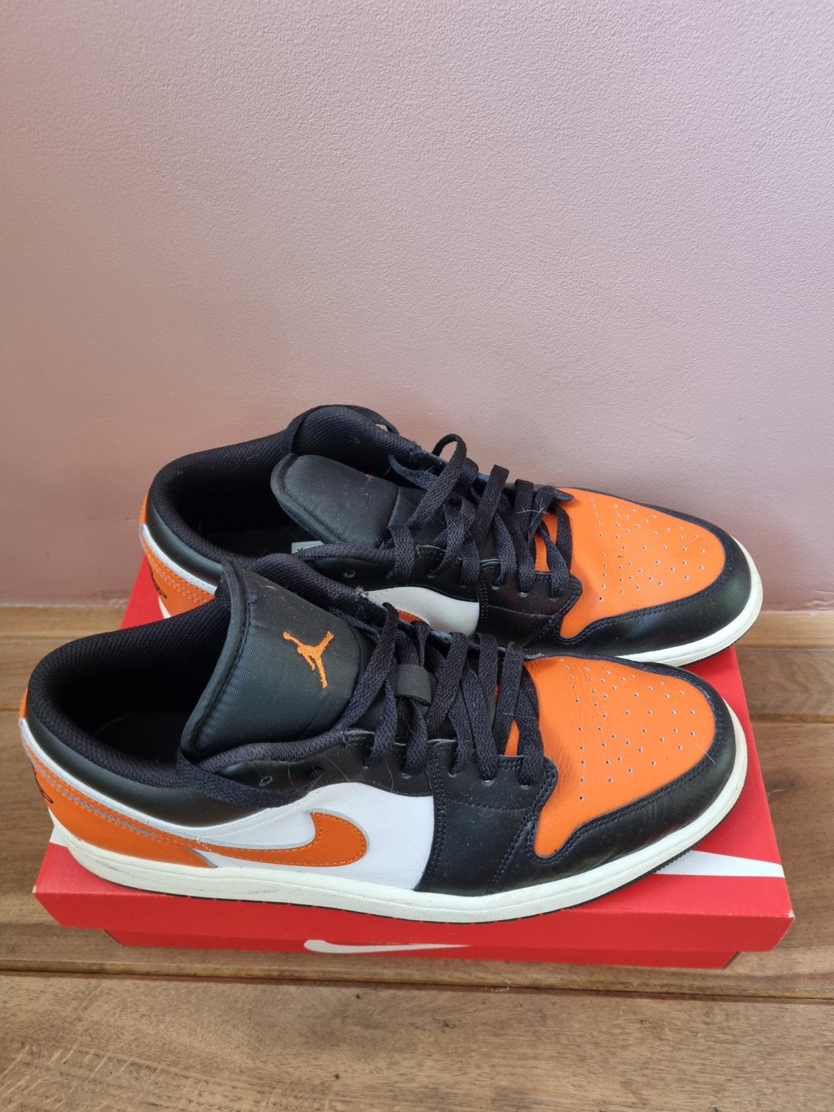 Nike Air Jordan 1 Low SE 'Shattered Backboard' - Maat 46, Zwart, Nike, Ophalen of Verzenden, Sneakers of Gympen