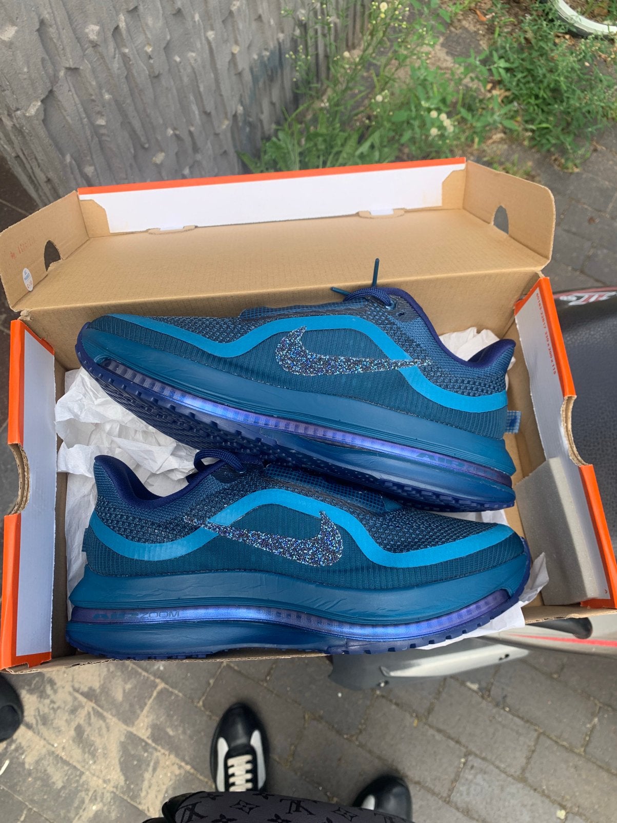 Nike Air Zoom Pegasus Premium Swarovski Blue Force Exclusief, Ophalen, Blauw, Overige typen, Nieuw