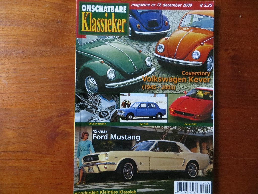 Onschatbare Klassieker 12 2009 Kever, Mustang Fiat 128, MX-5, Ophalen of Verzenden, Nieuw, Honda