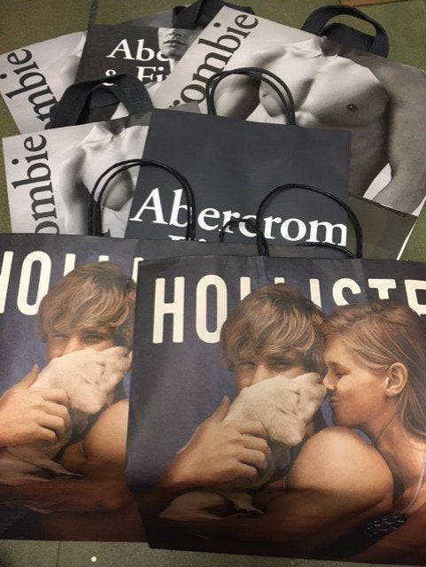 Abercrombie en Hollister tassen uit USA , nieuw staat. 7, Ophalen of Verzenden, Zo goed als nieuw, Overige typen