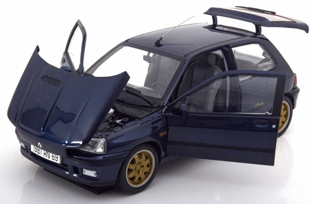 Renault Clio Williams 1993 Blauw schaal 1/18 NOREV 185230, Verzenden, Nieuw, Auto, Norev