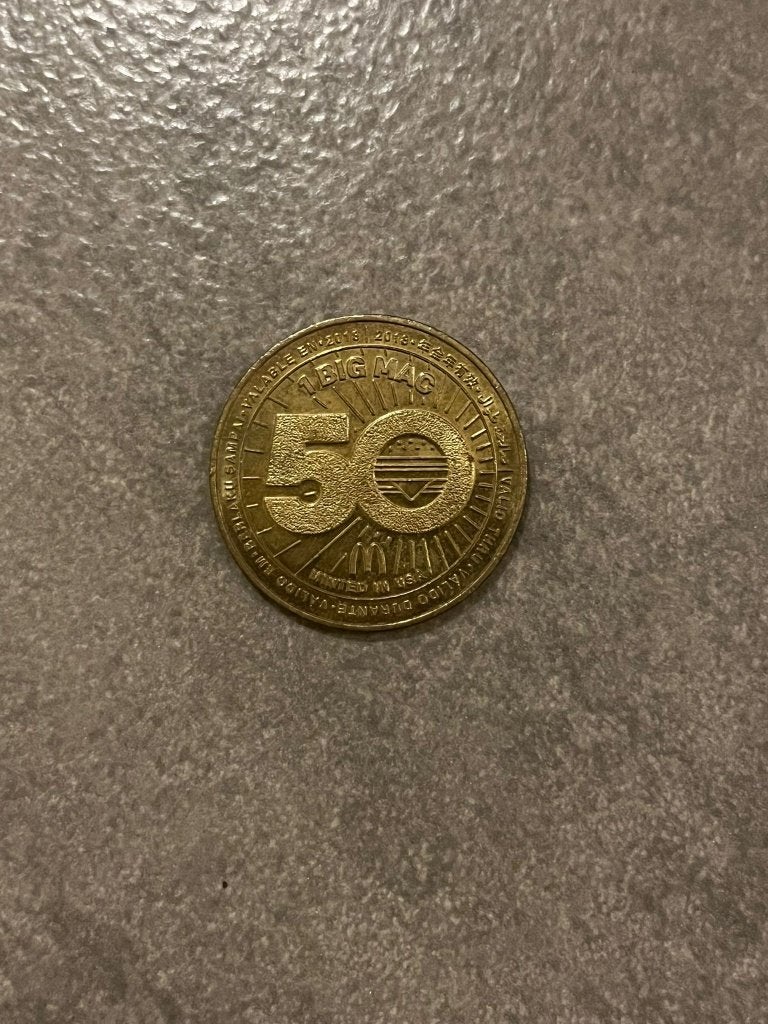 Munt BigMac 50 jaar, Ophalen of Verzenden, Koningin Beatrix, Overige waardes, Losse munt