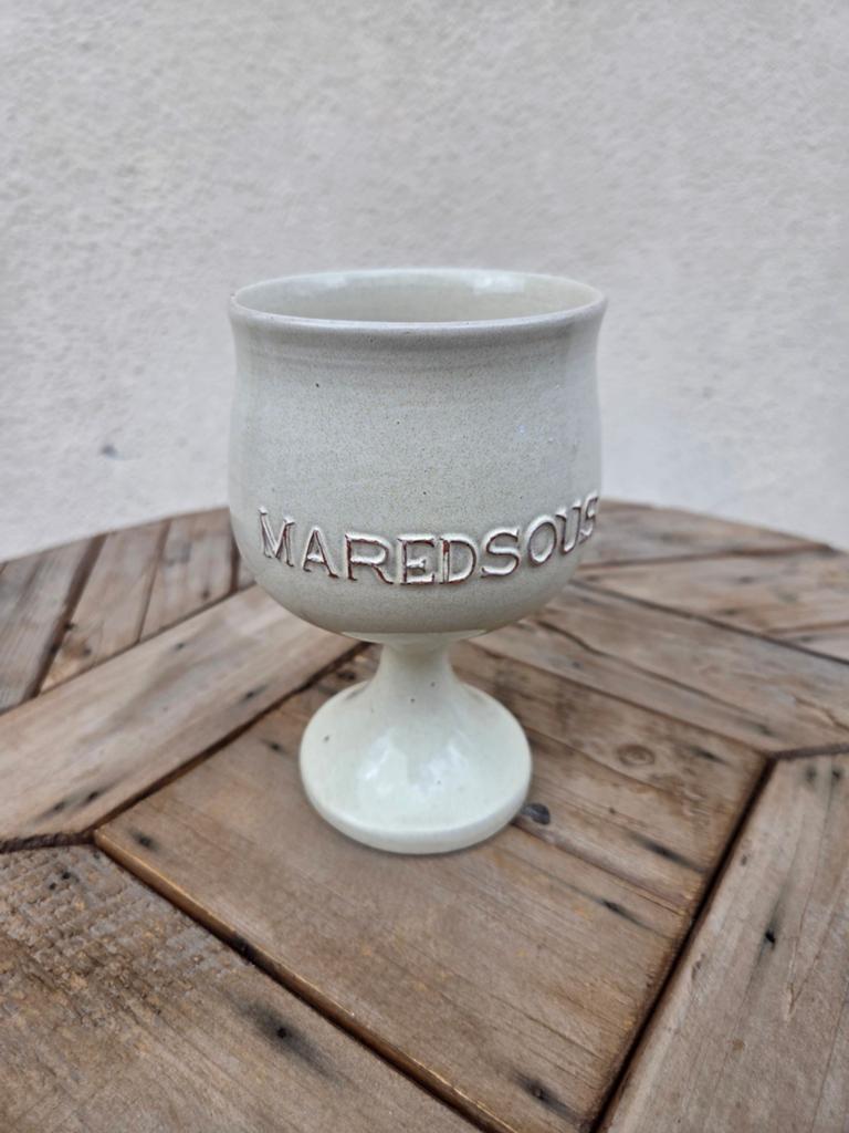 Maredsous bierbeker van keramiek, Ophalen of Verzenden