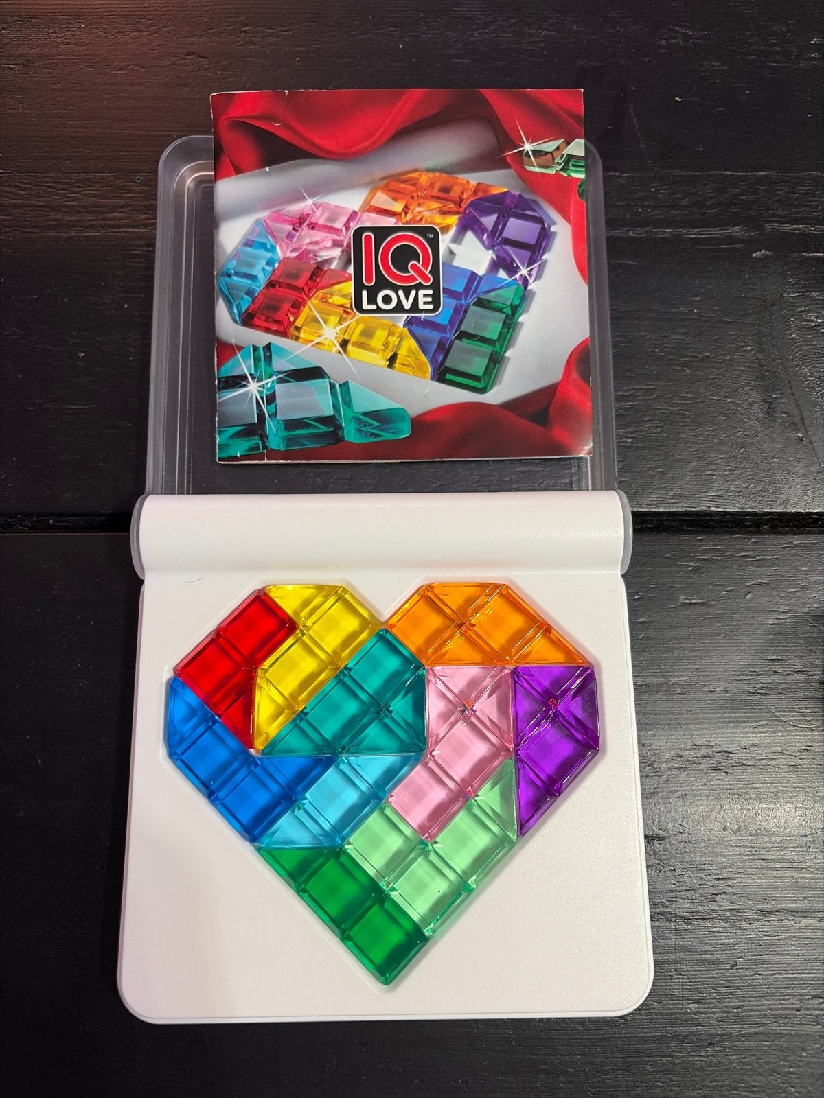 SmartGames IQ Love Puzzelspel - Hartvormig, Ophalen, 10 tot 50 stukjes, Zo goed als nieuw, 6 jaar of ouder