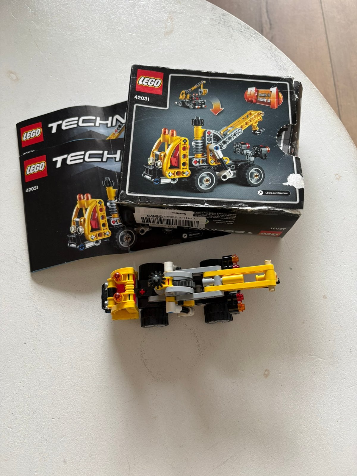 Lego technic 42031, Ophalen, Gebruikt, Lego, Complete set