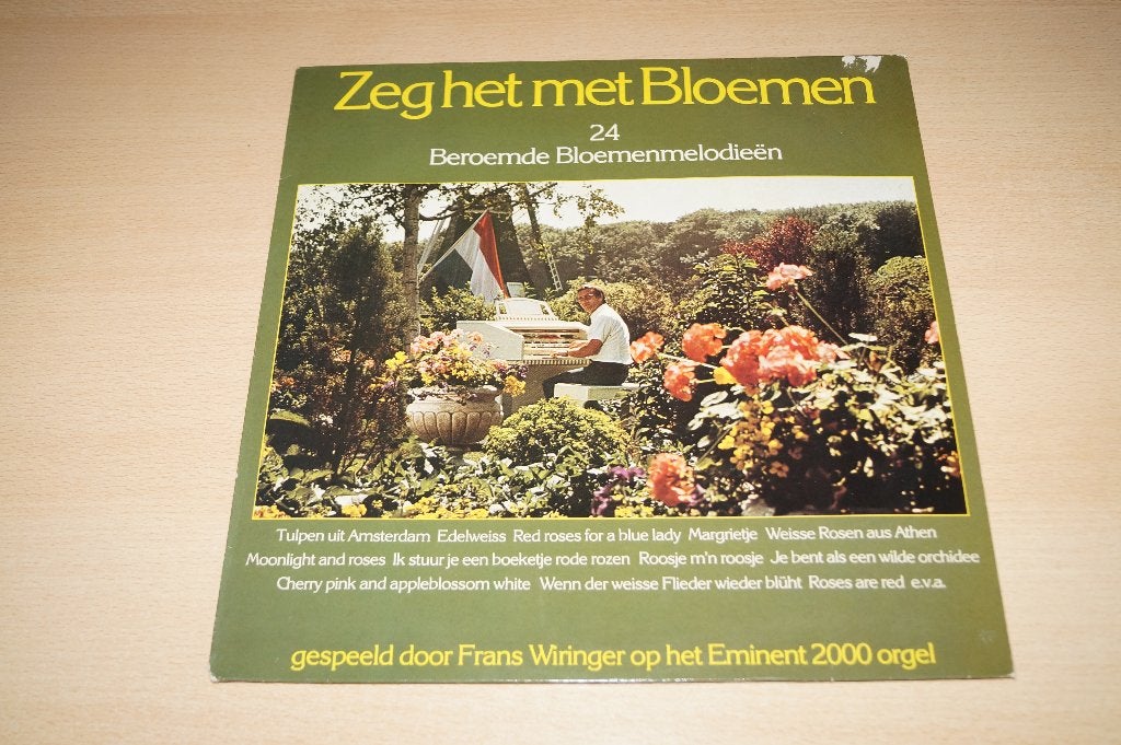 LP Zeg het met bloemen - 24 beroemde bloemenmelodieën - 1658, Ophalen, LP, Pop, Zo goed als nieuw