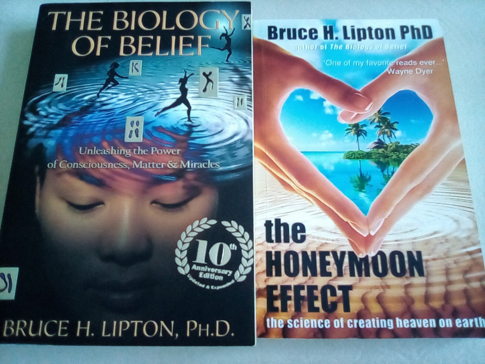 2x Bruce Lipton The Honeymoon Effect / The Biology of Belief, Ophalen of Verzenden, Zo goed als nieuw, Sociale psychologie