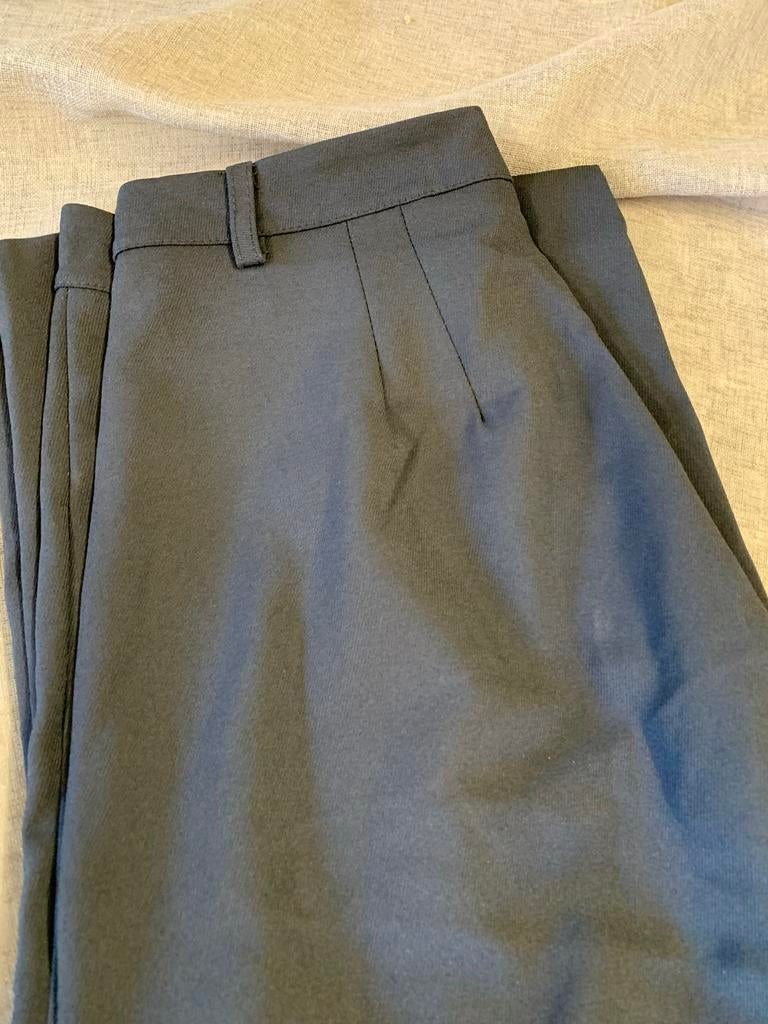 Nette donkerblauwe broek maat M/L 36, Ophalen of Verzenden, Zo goed als nieuw, Blauw