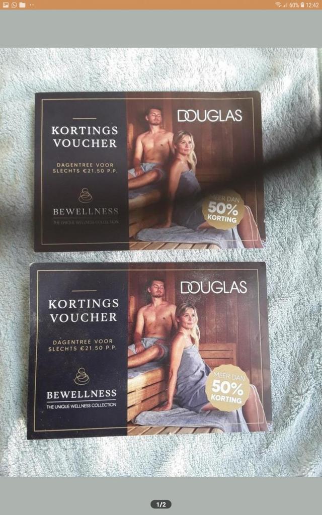 SAUNA VOUCHERS voor 2026 Elysium Veluwse bron Holiday, Twee personen, Kortingsbon, Spa of Sauna