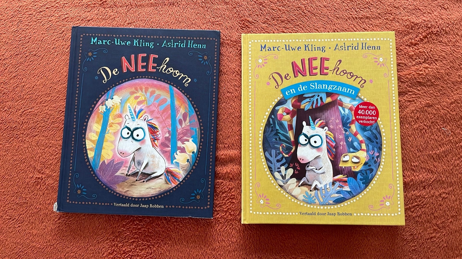 2x MarcUwe Kling - De Neehoorn + De Neehoorn en de Slangzaam, Fictie algemeen, Verzenden, Marc-Uwe Kling, Zo goed als nieuw