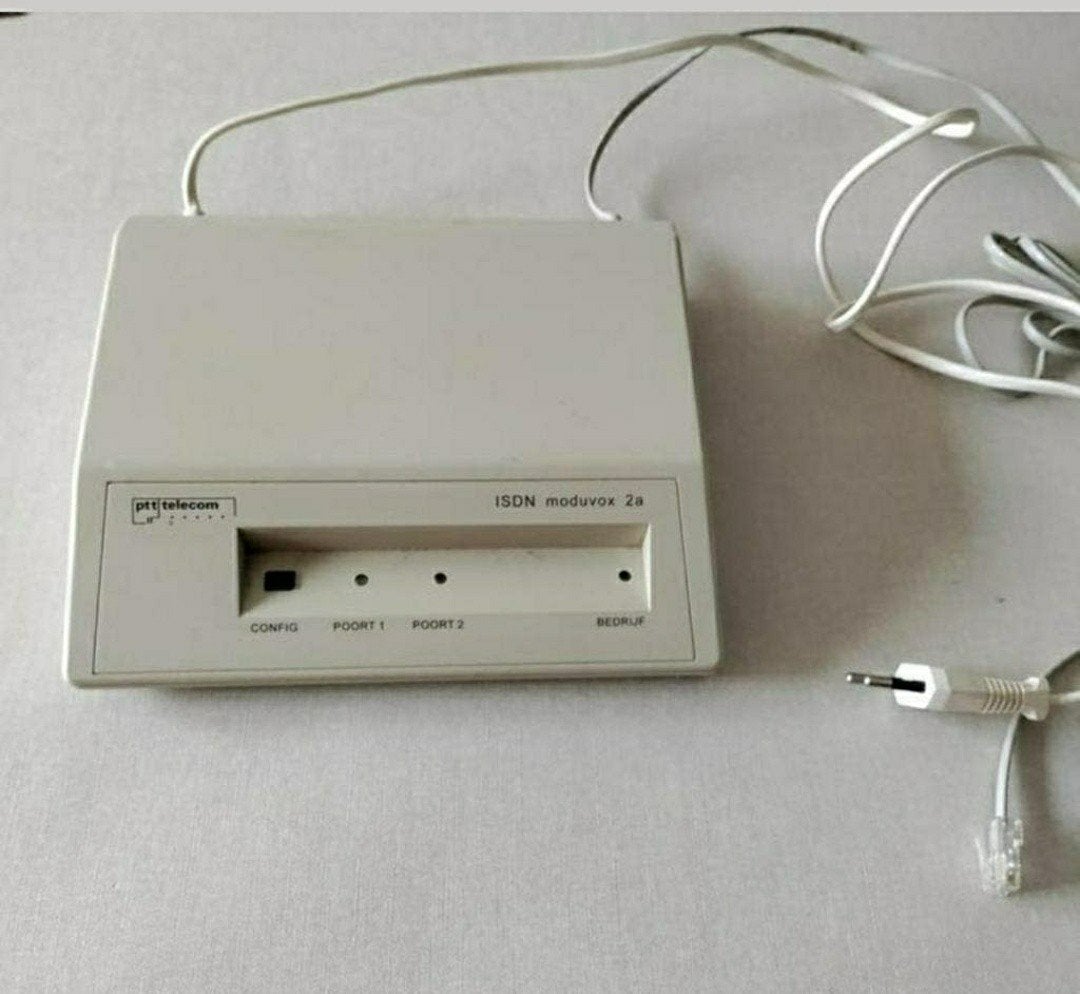 ISDN- moduvox 2a,PTT Telecom,type 2,Internet,Bellen,Retro, Ophalen of Verzenden, PTT Telecom