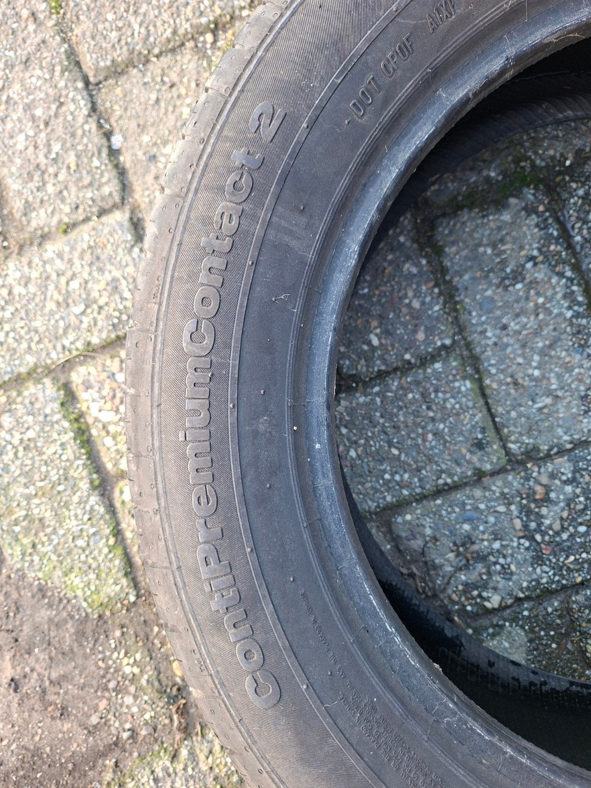 2x vredestein sportracs 2x conti premium contact 205 55 16, Gebruikt, 16 inch, Band(en), Personenwagen