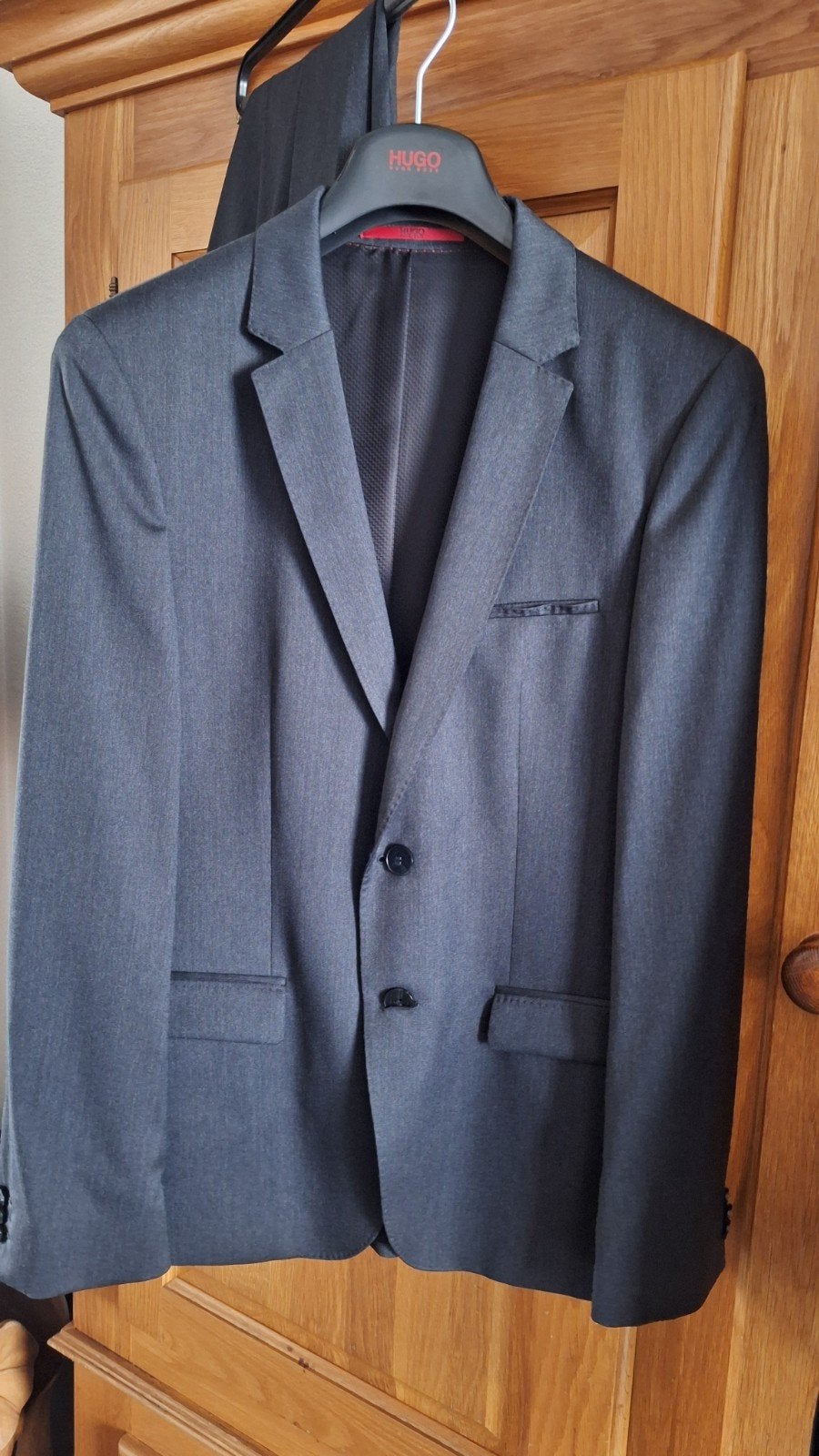Hugo Boss Marzotto Slim Fit Pak - Maat 50, Kleding | Heren, Kostuums en Colberts, Maat 48/50 (M), Ophalen of Verzenden, Hugo Boss