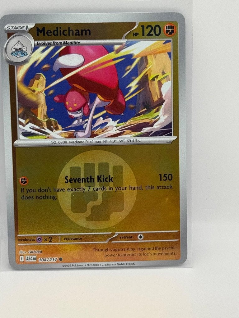 Medicham [Energy] #104 Pokemon Ascended Heroes, Verzenden, Zo goed als nieuw