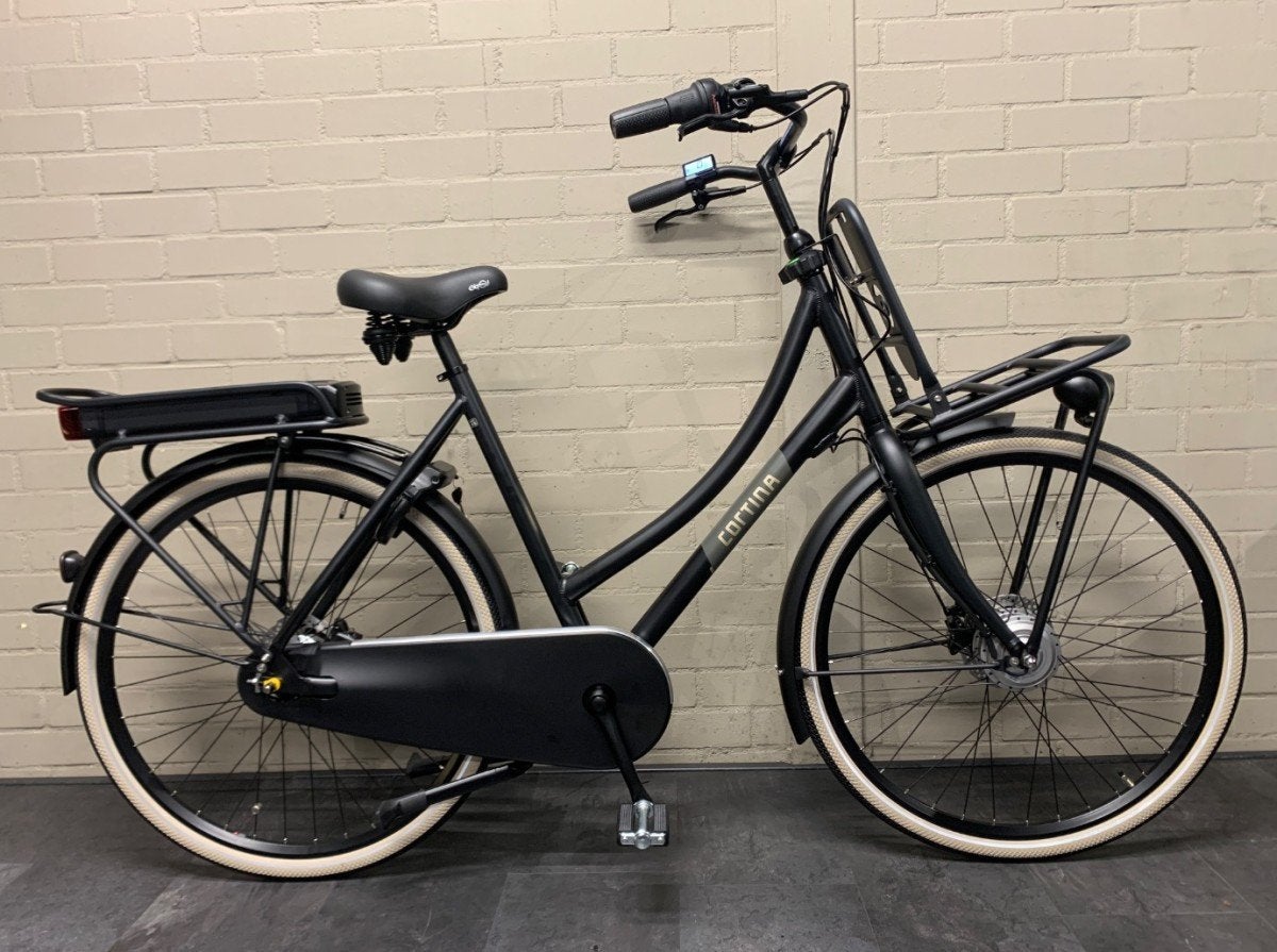 CORTINA E-U4 Transport Dames Jet Black Matt 57cm, Fietsen en Brommers, Ophalen, -, -, Nieuw