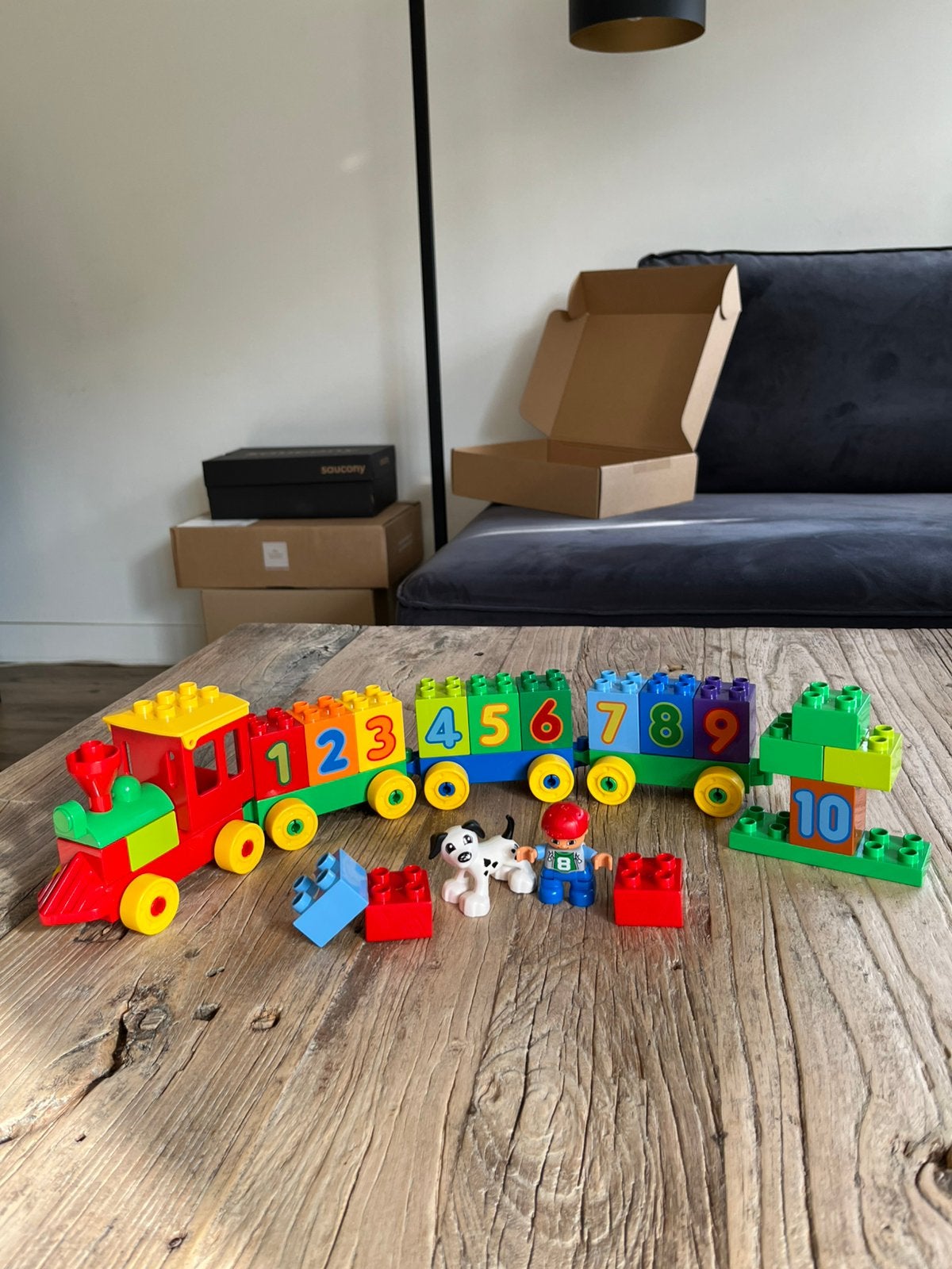 DUPLO Nummertrein, Ophalen of Verzenden, Zo goed als nieuw