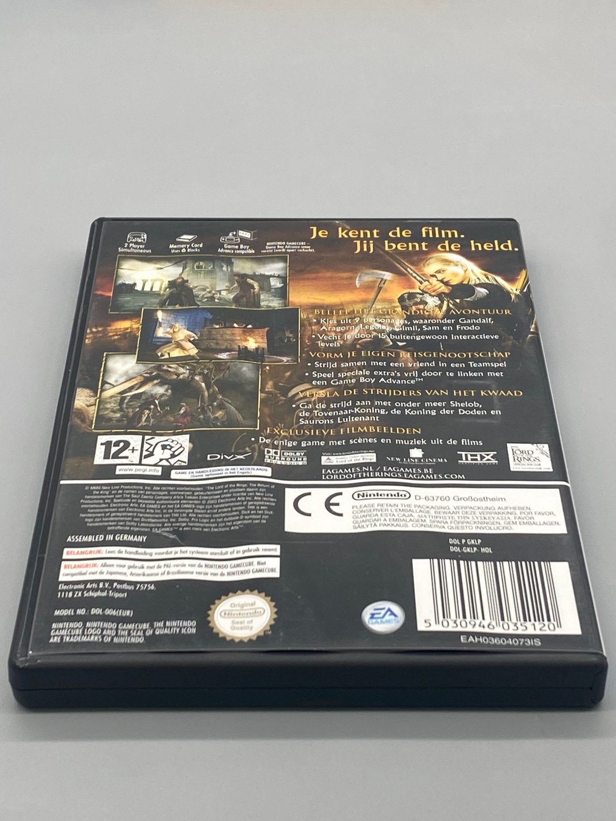 The Lord of the Rings: The Return of the King GameCube, Spelcomputers en Games, Info@eagames.com, Eén computer, 2 spelers, Ophalen of Verzenden
