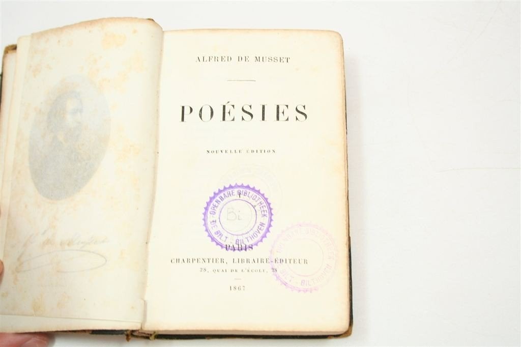 Poésies — Gedichtenbundel Alfred de Musset 1867 Antiek [FR], Ophalen of Verzenden