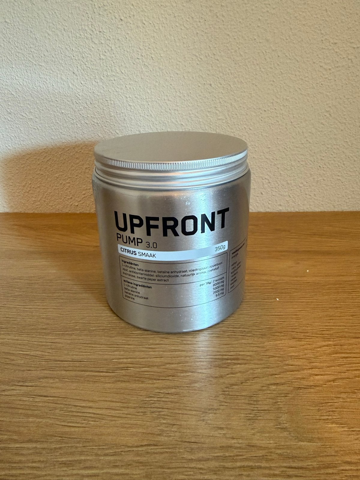 UPFRONT PUMP 3.0 Citrus Smaak, Ophalen of Verzenden, Gebruikt, Poeder of Drank