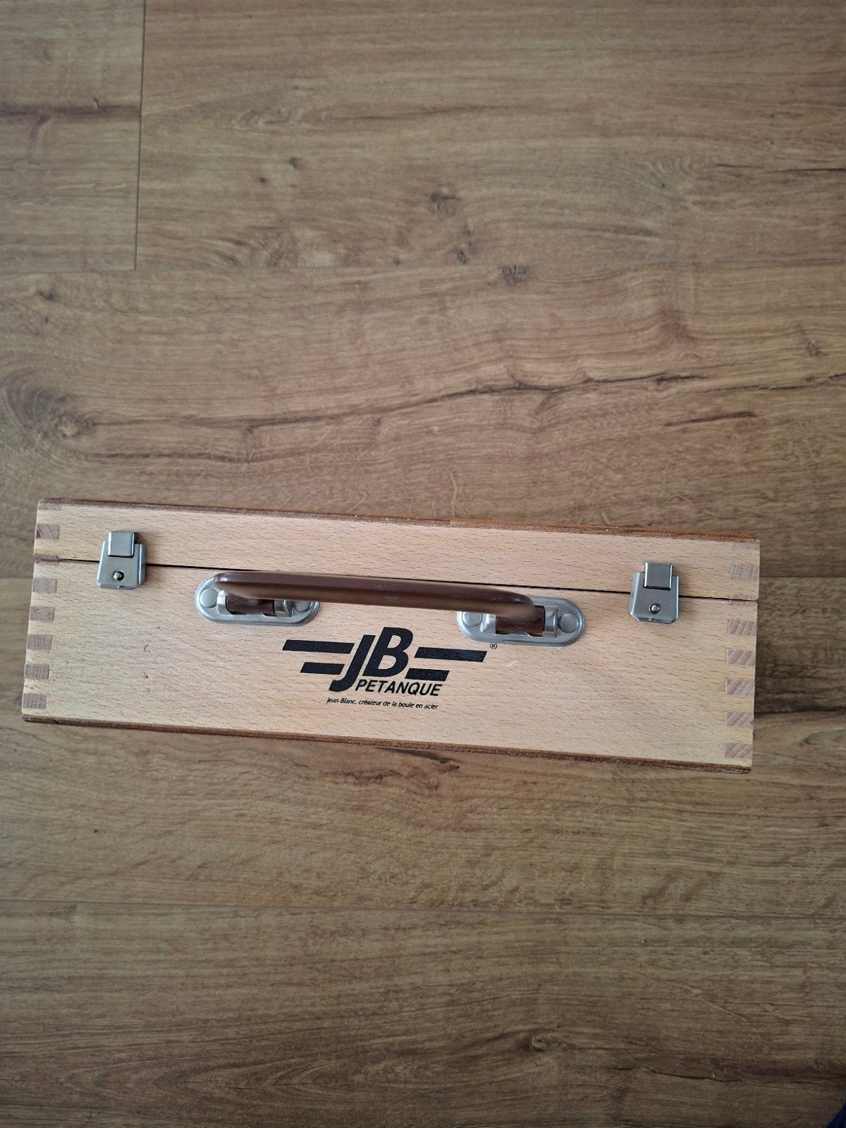 JB Petanque jeu de boules set in houten koffer, Sport en Fitness, Ophalen of Verzenden, Zo goed als nieuw
