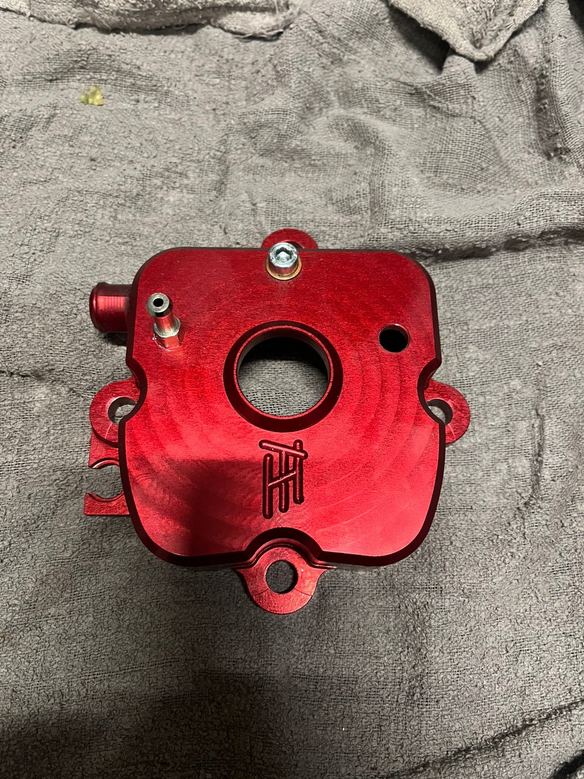 Ht buitenkop 180cc rood, Ophalen