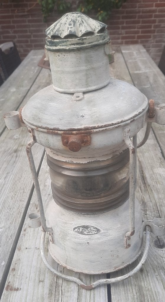 Antieke scheepslantaarn / scheepslamp, Verzenden