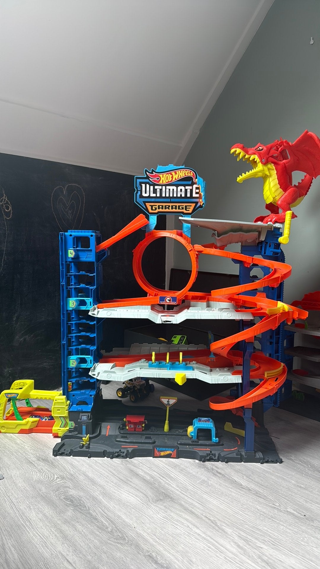 Hotwheels ultimate garage, Ophalen, Zo goed als nieuw, Handmatig, Hot Wheels