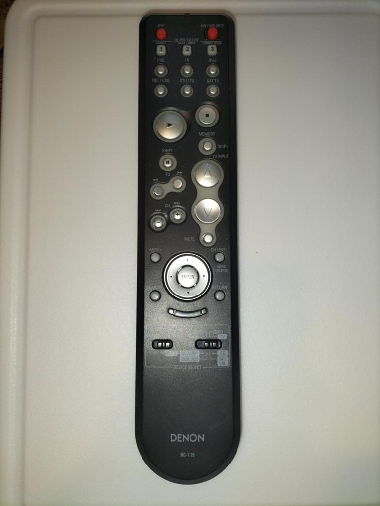 Originele Denon RC-1118 Afstandsbediening voor AV-receivers, Ophalen of Verzenden, Gebruikt, Origineel, Tv