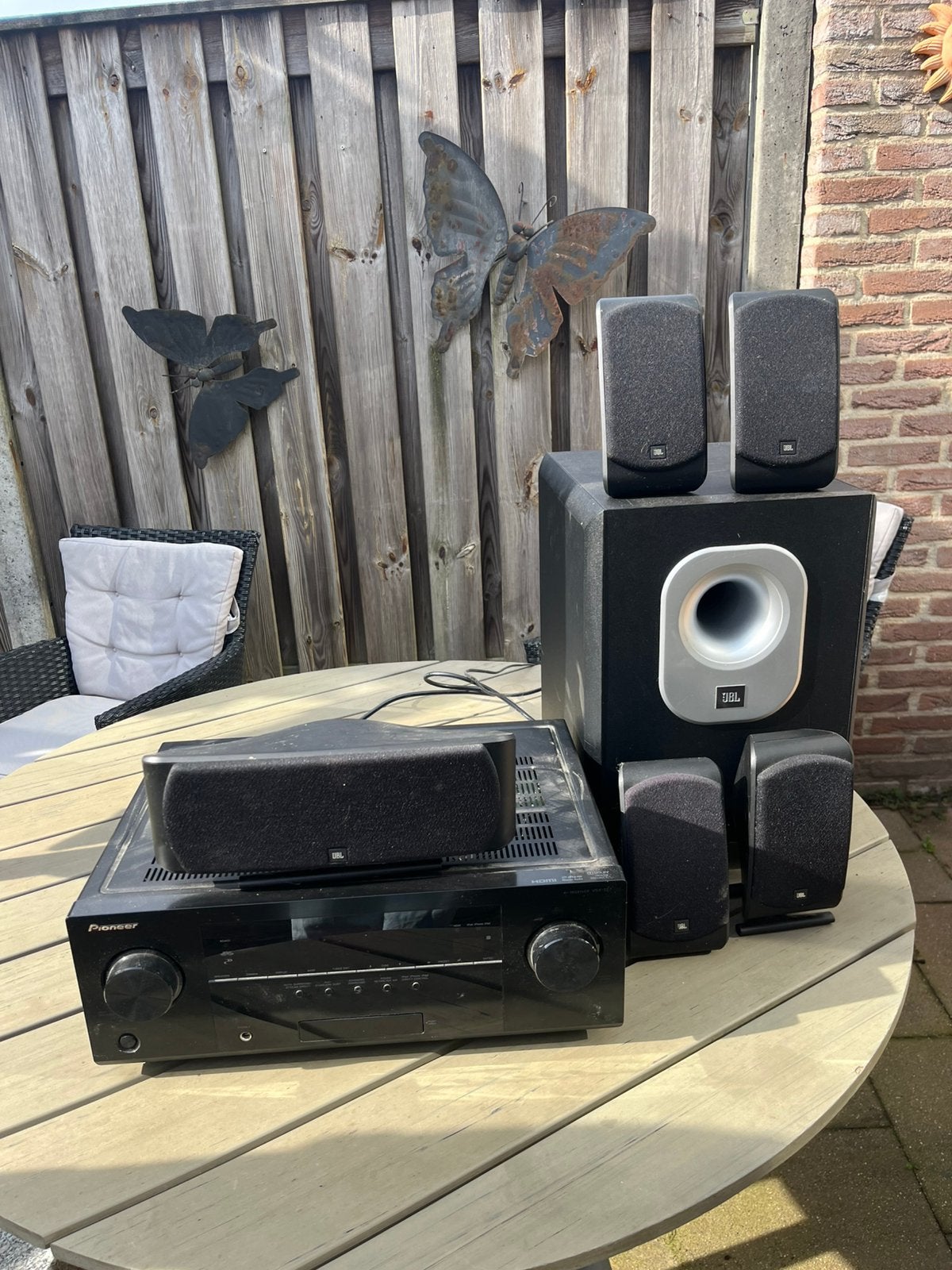 Pioneer stereo met JBL boxen, Ophalen, Gebruikt, Pioneer, Overige spelers