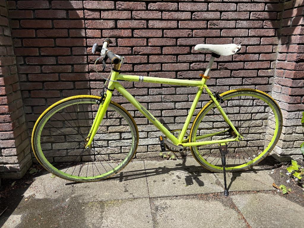 Heren stadsfiets TEAB, Fietsen en Brommers, Fietsen | Heren | Herenfietsen, Ophalen, Gebruikt, Overige merken, Versnellingen