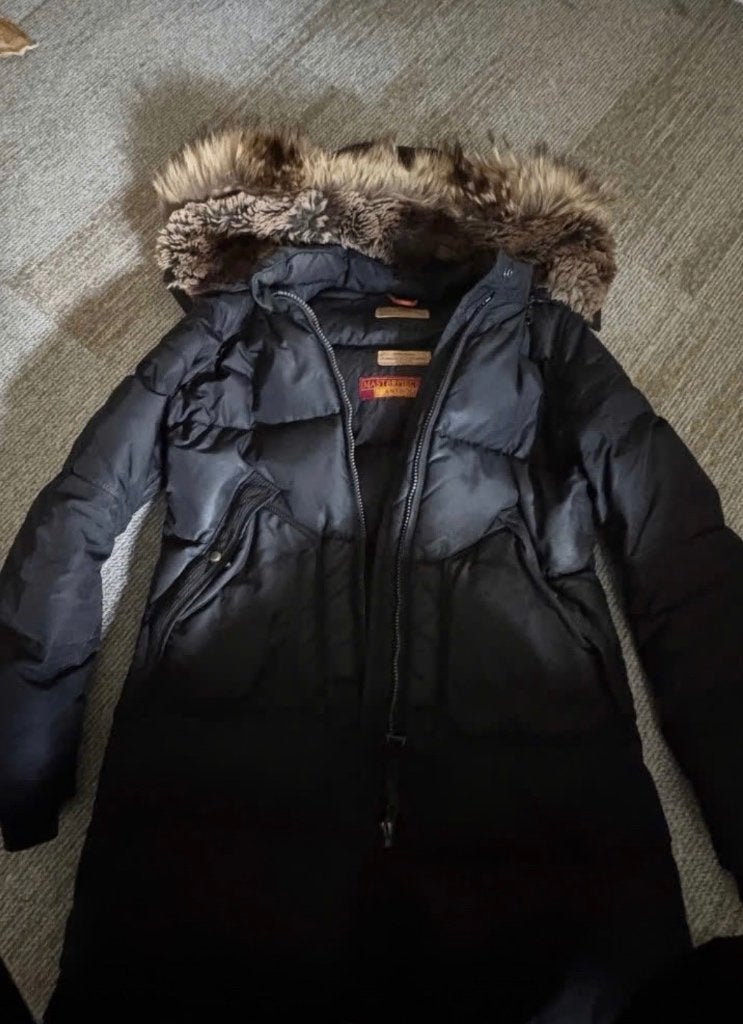 Parajumpers long bear jas, Ophalen of Verzenden, Zo goed als nieuw, Maat 34 (XS) of kleiner, Zwart
