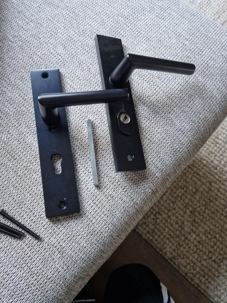 Robuuste deurklink voor buitendeur, Ophalen of Verzenden, Nieuw, Rvs, Klink of Kruk