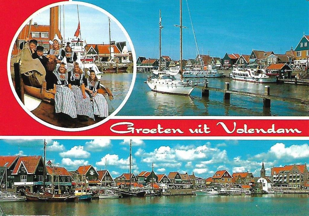 Volendam- -3-luik., Verzenden, 1980 tot heden, Ongelopen, Noord-Holland