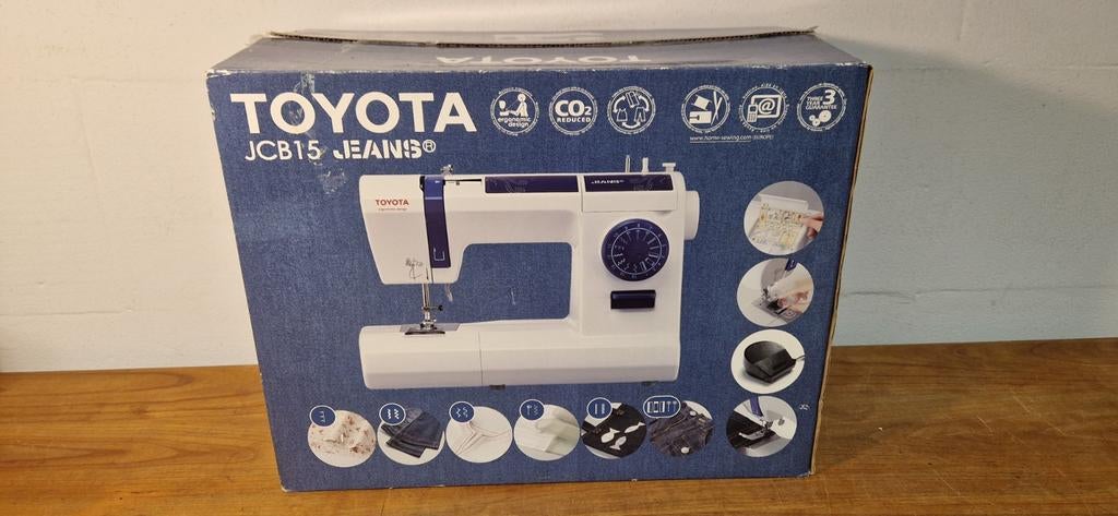 Toyota JCB15 Jeans nieuw, Hobby en Vrije tijd, Naaimachines en Toebehoren, Ophalen of Verzenden, Nieuw, Naaimachine, Overige merken