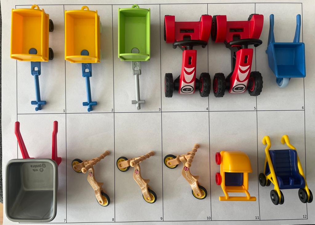 Playmobil bolderkar loopfiets skelter kruiwagen buggy, Ophalen of Verzenden
