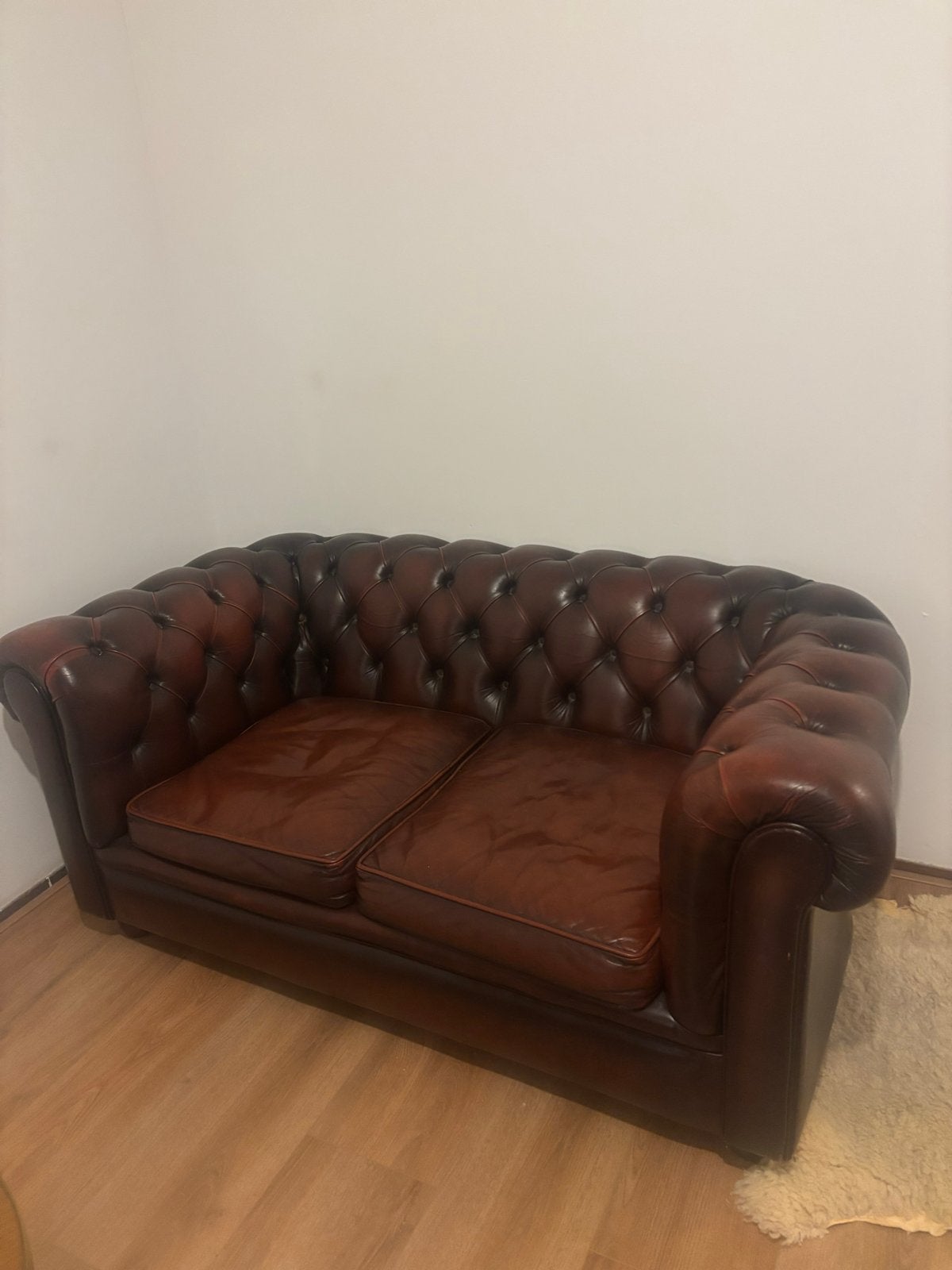 Chesterfield tweezitsbank van Bendic International, Gebruikt, 150 tot 200 cm, Tweepersoons, Ophalen of Verzenden