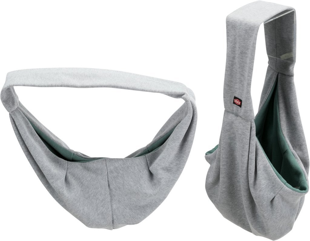 Hondentas buik zijdrager junior soft grijs mintgroen € 22,50, ., Ophalen of Verzenden, ., Nieuw