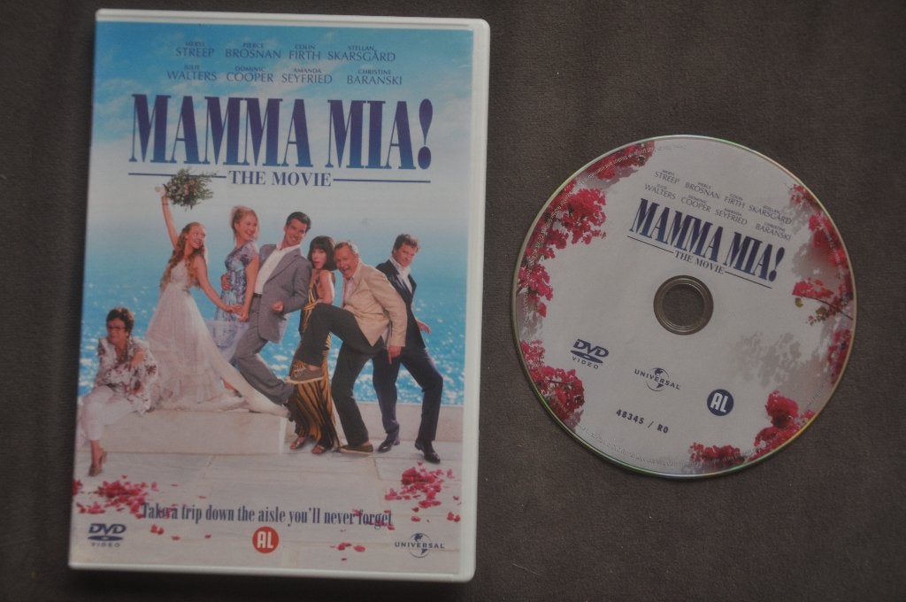 DVD van Mamma Mia, Alle leeftijden, Ophalen of Verzenden, Zo goed als nieuw, Romantische komedie