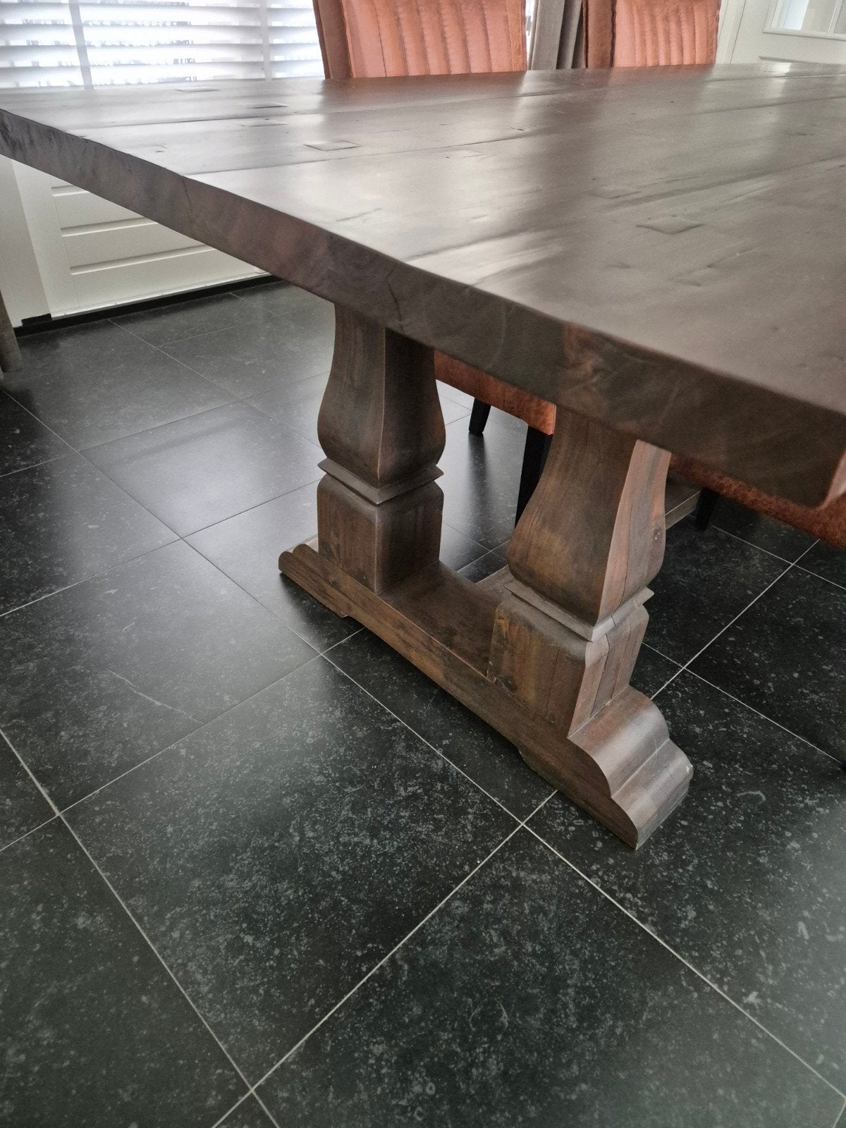 Kloostertafel, Ophalen of Verzenden, Rechthoekig, 200 cm of meer