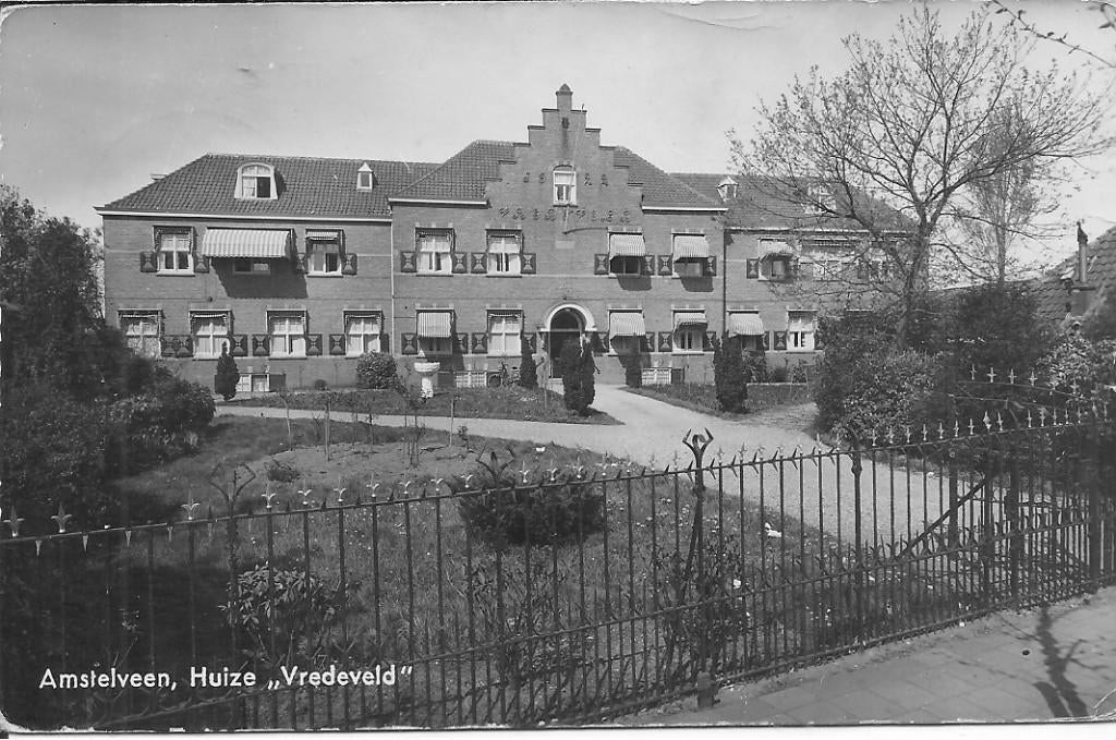 Amstelveen Huize Vredeveld., Verzamelen, Ophalen of Verzenden, 1920 tot 1940, Gelopen, Noord-Holland