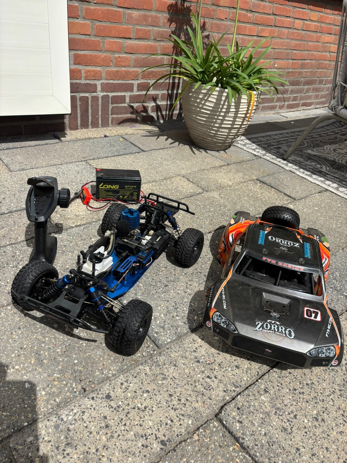 Nitro auto RC zorro trophy truck, Ophalen of Verzenden, Zo goed als nieuw, Nitro, Auto offroad