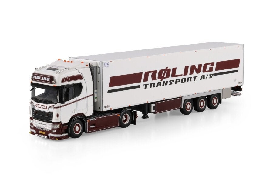 WSI SCANIA R HIGHLINE CR20H 4X2  REEFER TRAILER ROLING
